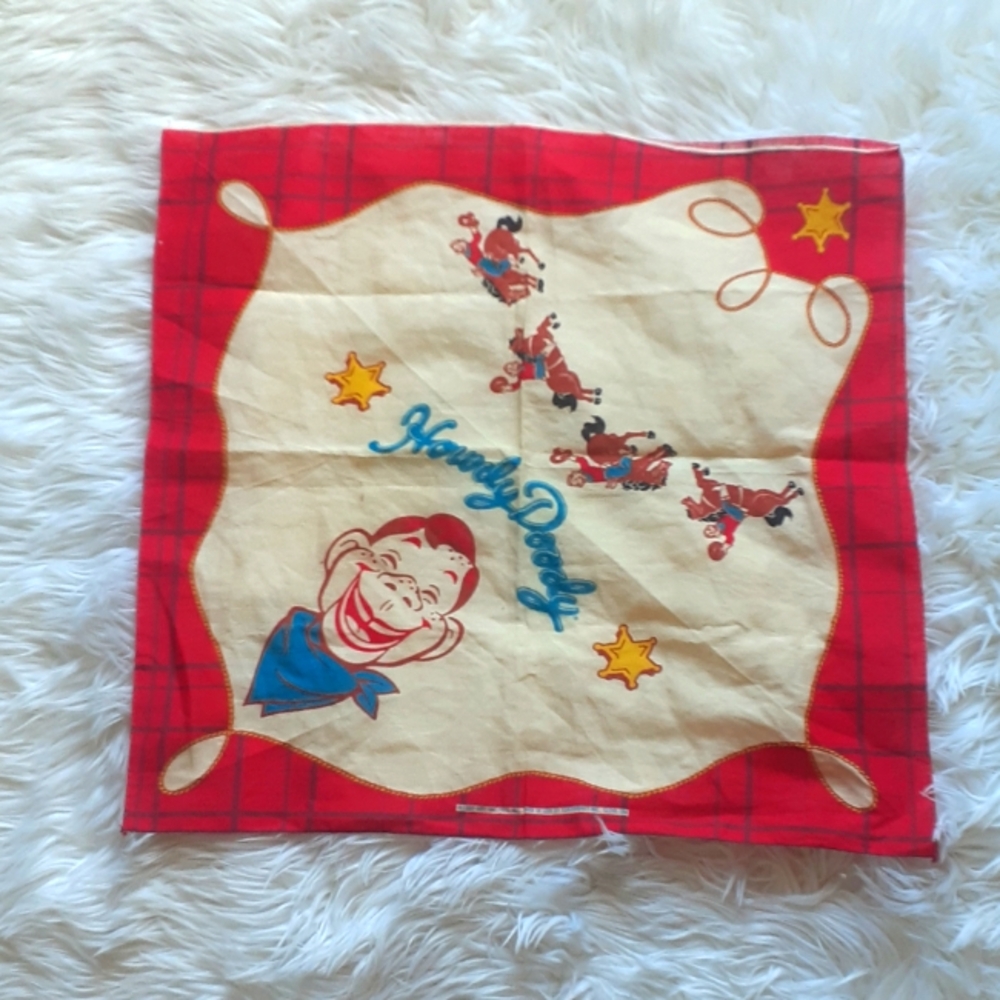 Vtg Howdy Doody Handkerchief